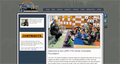 Desktop Screenshot of lapd77thfoundation.org